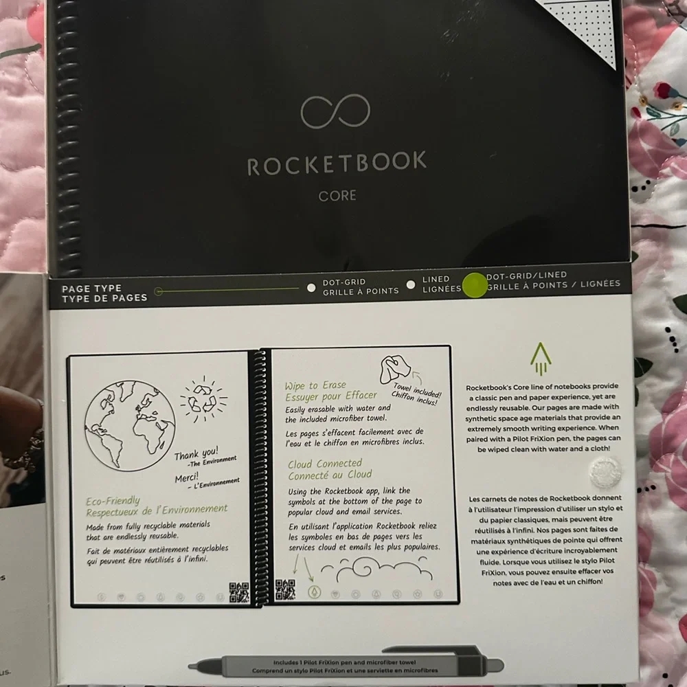 Rocketbook Core Smart Reusable Tablet - Black